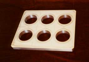 Moule pour conditionnement de g&acirc;teau sec.
